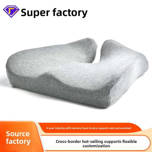 Memory foam lumbar support cushion